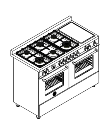 Fogão Master MAS126G2EXT - Bertazzoni | families image