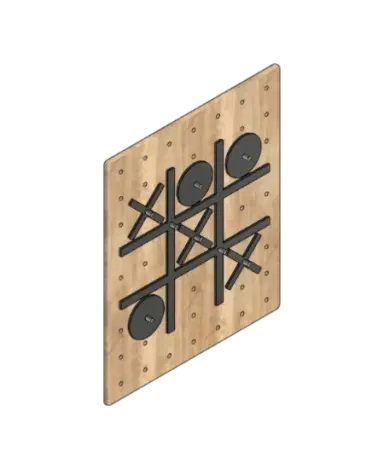 Tic-Tac-Toe Pegboard | families image