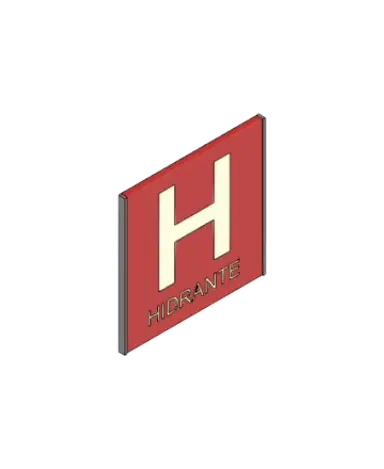 Placa Fotoluminescente Extintor Hidrante Alarme | families image