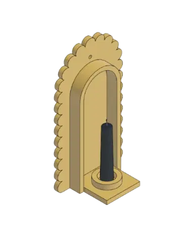 Scallop Candle Holder | families image