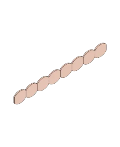 Polka Dot Chair Rail | families image